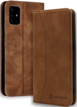 Bodycell Θήκη - Πορτοφόλι Samsung Galaxy A71 - Brown (5206015058325) 78970