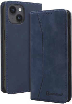 Bodycell Θήκη - Πορτοφόλι Apple iPhone 15 - Blue (5206015073182) BB-00004