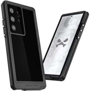 Ghostek Nautical Slim - Ανθεκτική Αδιάβροχη Θήκη Samsung Galaxy S23 Ultra - Black (GHOCAS3379) GHOCAS3379