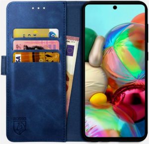 Rosso Element PU Θήκη Πορτοφόλι Samsung Galaxy A51 - Blue (8719246221637) 107993