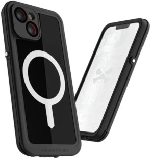 Ghostek Nautical Slim - Ανθεκτική Αδιάβροχη Θήκη MagSafe - Apple iPhone 14 - Black (GHOCAS3187) GHOCAS3187
