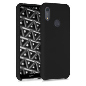 KW Θήκη Σιλικόνης Huawei Y6s - Soft Flexible Rubber Protective Cover - Black Matte (52410.47) 52410.47