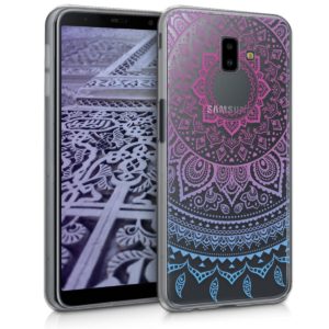 KW Θήκη Σιλικόνης Samsung Galaxy J6 Plus 2018 - Blue Dark/ Pink Indian Sun (46447.02) 46447.02