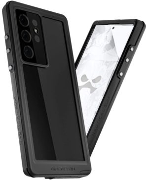 Ghostek Nautical Slim - Διάφανη Ανθεκτική Αδιάβροχη Θήκη Samsung Galaxy S22 Ultra 5G - Clear (GHOCAS3035) GHOCAS3035