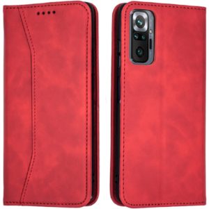 Bodycell Θήκη - Πορτοφόλι Xiaomi Redmi Note 10 Pro - Red (5206015063206) 04-00645