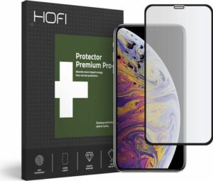 Hofi Premium Pro+ Hybrid Glass - Fullface Αντιχαρακτικό Υβριδικό Προστατευτικό Γυαλί Οθόνης - Apple iPhone 11 - Black (5906735414608) 92811