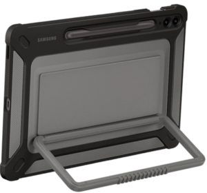 Official Samsung Outdoor Cover - Ανθεκτική Σκληρή Θήκη με Λαβή Μεταφοράς - Υποδοχή S-Pen - Samsung Galaxy Tab S9 FE Plus 12.4 - Black (EF-RX610CBEGWW) 13022229