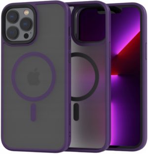 Spacecase Hybrid MagSafe - Σκληρή Ημιδιάφανη Θήκη MagSafe - Apple iPhone 13 Pro Max - Purple (5905719102920) 119457
