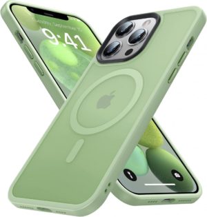 HappyCase Ημιδιάφανη Σκληρή Θήκη MagSafe - Apple iPhone 13 Pro - Matte Green (8719246412165) 115384