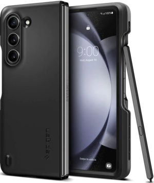 Spigen Thin Fit P - Θήκη Samsung Galaxy Z Fold5 με Υποδοχή S Pen - Black (ACS06209) ACS06209