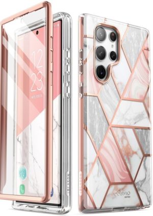 Supcase i-Blason Ανθεκτική Θήκη Cosmo Samsung Galaxy S23 Ultra - Marble Pink (843439121461) 117426