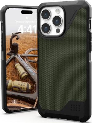 UAG Metropolis LT - Ανθεκτική MagSafe Θήκη Apple iPhone 15 Pro Max - Kevlar Olive (114297113972) 114297113972