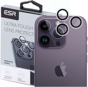 ESR Armorite Camera Lens Protectors - Αντιχαρακτικό Γυαλί Προστασίας για Φακό Κάμερας - Apple iPhone 15 Pro / 15 Pro Max - Clear (4894240174142) 116236