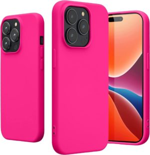 KWmobile Soft Slim Flexible Rubber Cover - Θήκη Σιλικόνης Apple iPhone 14 Pro - Neon Pink (59081.77) 59081.77