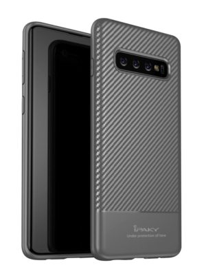 Θήκη Samsung Galaxy S10 IPAKY Carbon Fiber TPU Case-grey MPS13419