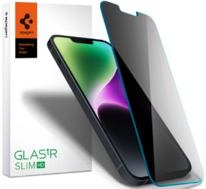 Spigen Tempered Glass GLAS.tR Slim HD Privacy - Αντιχαρακτικό Γυαλί Προστασίας Απορρήτου Οθόνης Apple iPhone 14 / 13 / 13 Pro (AGL03393) AGL03393