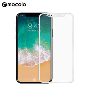 Tempered Glass Full Cover MOCOLO for iphone X/Xs/11 Pro-White MPS11769