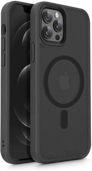 Tech-Protect MagMat - Σκληρή Θήκη MagSafe Apple iPhone 12 / 12 Pro - Matte Black (6216990211553) 110759