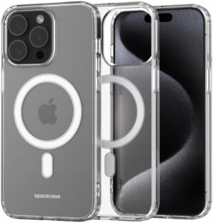 Spacecase Clear MagSafe - Σκληρή Διάφανη Θήκη MagSafe - Apple iPhone 15 Pro Max - Transparent (5905719103309) 119821