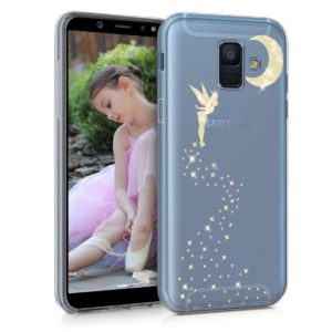 KW Διάφανη Σκληρή Θήκη Samsung Galaxy A6 2018 - Gold Fairy Glitter (45255.01) 45255.01