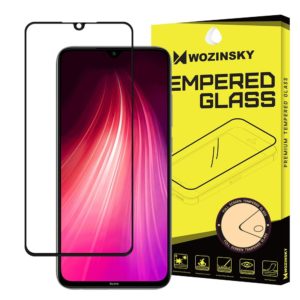 Tempered Glass Xiaomi Redmi Note 8 Wozinsky Full Coveraged with Soft Frame-Black MPS14162
