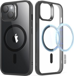 ESR Classic Hybrid HaloLock - Ανθεκτική MagSafe Θήκη Apple iPhone 15 Plus - Clear / Black (4894240178003) 115847