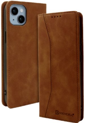 Bodycell Θήκη - Πορτοφόλι Apple iPhone 14 Plus - Brown (5206015013997) 04-01005