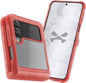 Ghostek Covert 6 - Διάφανη Ανθεκτική Αντιμικροβιακή Θήκη Samsung Galaxy Z Flip4 - Pink (GHOCAS3201) GHOCAS3201