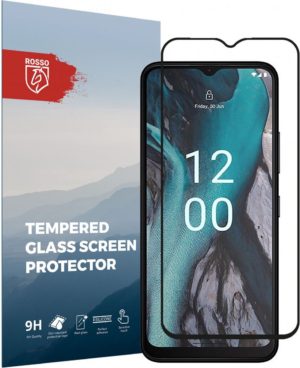 Rosso Tempered Glass - FullFace Αντιχαρακτικό Προστατευτικό Γυαλί Οθόνης Nokia C22 - Black (8719246409448) 116354