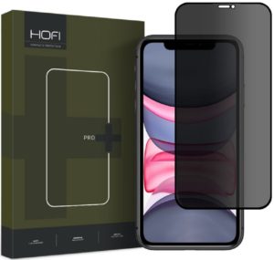 Hofi Anti Spy Pro+ Tempered Glass Privacy - Full Face Αντιχαρακτικό Γυαλί Προστασίας Απορρήτου Οθόνης - Apple iPhone 11 / XR - Black (9490713933459) 113910