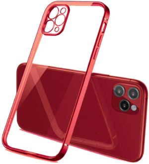 Bodycell HD Διάφανη Θήκη Σιλικόνης Apple iPhone 13 Pro - Red (5206015067372) 04-00877