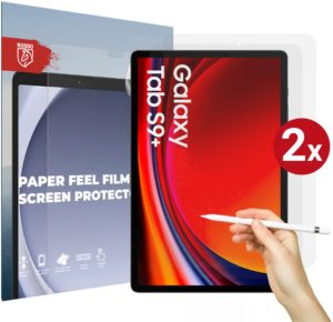 Rosso Paper Feel Film Screen Protector - Μεμβράνη Προστασίας Οθόνης - Samsung Galaxy Tab S9 Plus 12.4 - 2 Τεμάχια - Clear (8719246437557) 119386