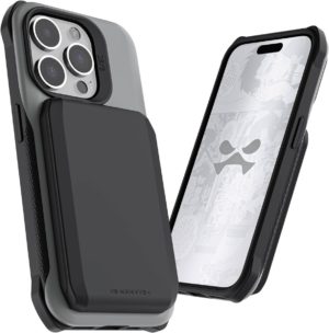 Ghostek Exec 6 - Ανθεκτική MagSafe Θήκη - Πορτοφόλι Apple iPhone 15 Pro - Grey (GHOCAS3603) GHOCAS3603