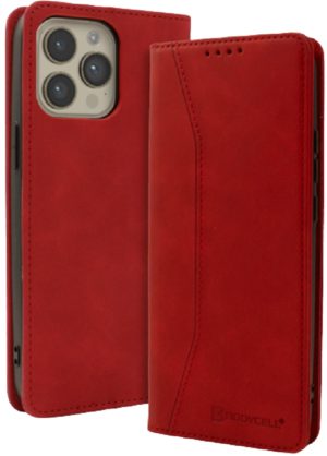 Bodycell Θήκη - Πορτοφόλι Apple iPhone 14 Pro Max - Red (5206015014703) 04-01012