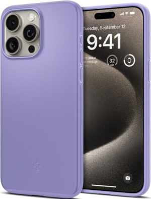 Spigen Θήκη Thin Fit - Apple iPhone 15 Pro Max - Iris Purple (ACS06549) ACS06549