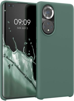 KWmobile Θήκη Σιλικόνης Honor 50 Pro - Soft Flexible Rubber Cover - Forest Green (55482.166) 55482.166