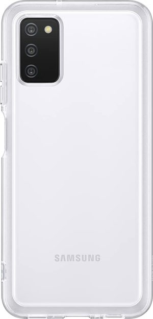 Official Samsung Θήκη Σιλικόνης Soft Clear Cover - Samsung Galaxy A03s - Transparent (EF-QA038TTEGEU) 13017498