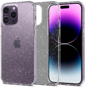 Spigen Liquid Crystal Glitter - Θήκη Σιλικόνης Apple iPhone 14 Pro - Crystal Quartz (ACS04954) ACS04954