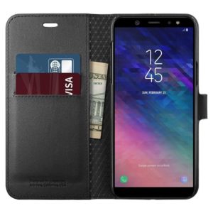 Spigen Wallet S. Θήκη - Πορτοφόλι Samsung Galaxy A6 (2018) - Black (596CS24092) 596CS24092