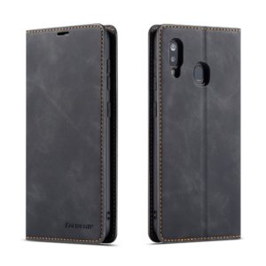 Θήκη Samsung Galaxy A40 FORWENW Wallet leather stand Case-black MPS13661