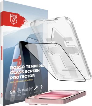 Rosso Tempered Glass - FullFace Αντιχαρακτικό Προστατευτικό Γυαλί Οθόνης Apple iPhone 15 Plus (8719246407062) 116757