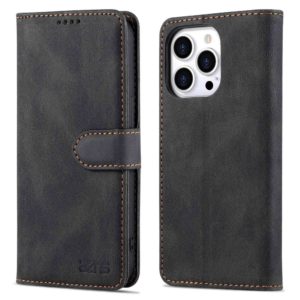 Θήκη iphone 14 Pro AZNS Wallet PU Leather Stand-Black MPS15684