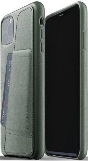MUJJO Full Leather Wallet Case - Δερμάτινη Θήκη-Πορτοφόλι Apple iPhone 11 Pro Max - Slate Green (MUJJO-CL-004-SG) MUJJO-CL-004-SG
