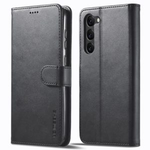 Θήκη Samsung Galaxy S23 LC.IMEEKE Wallet Leather Stand- Black MPS15788