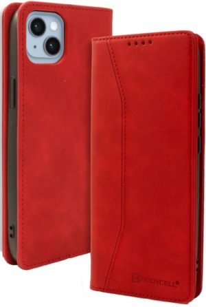Bodycell Θήκη - Πορτοφόλι Apple iPhone 15 Plus - Red (5206015073229) BB-00008
