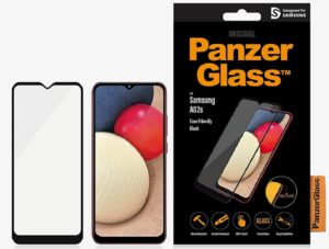PanzerGlass Tempered Glass Case Friendly - Fullface Αντιχαρακτικό Γυαλί Οθόνης - Samsung Galaxy A02s - Black (5711724072628) 110549