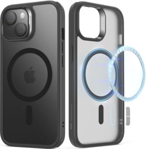 ESR Classic Hybrid HaloLock - Ανθεκτική MagSafe Θήκη Apple iPhone 15 Plus - Frosted Black (4894240178027) 115846