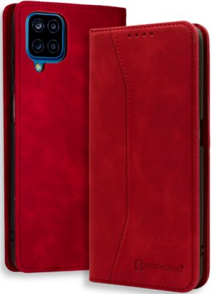 Bodycell Θήκη - Πορτοφόλι Samsung Galaxy A12 - Red (5206015062964) 81358