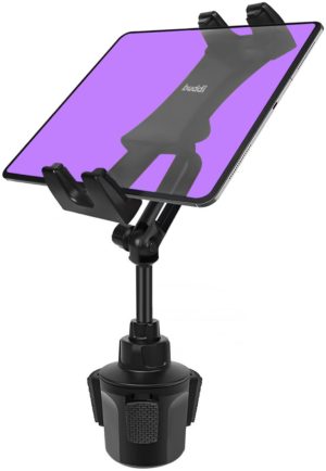 Buddi Tablet Holder for Car Cup - Universal Ρυθμιζόμενη Βάση Στήριξης Smartphone / Tablet για Ποτηροθήκη Αυτοκινήτου - Black - 5 Έτη Εγγύηση (8719246384684) 114563