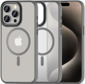 Tech-Protect MagMat 2 - Σκληρή Ημιδιάφανη Θήκη MagSafe - Apple iPhone 15 Pro - Matte Titanium (5906302307968) 119989